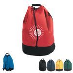 Bucket Bag Drawstring Backpack -  