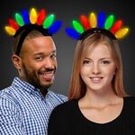 Buy Christmas Bulb LED Mohawk Headband