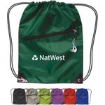 Buy Imprinted Drawstring Backpack With Zipper