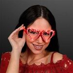 Buy Holiday Hearts Light Up Candy Cane Glasses