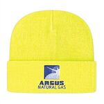 Buy Embroidered In Stock Knit Cap With Cuff