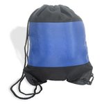 Microfiber String Backpack - Blue-gray