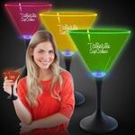 Buy Custom Printed Neon LED Martini Glasses