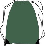 Polyester Drawstring Bag - Forest Green
