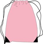 Polyester Drawstring Bag - Pink