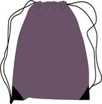 Polyester Drawstring Bag - Purple