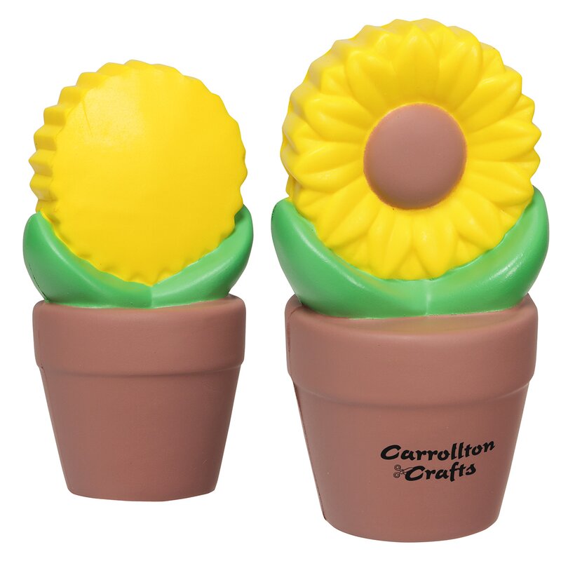 Main Product Image for Promotional Stress Reliever Sunflower In Pot