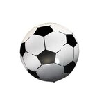 16" Inflatable Soccer Ball - White-black