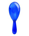 Blue 7" Plastic Glitter Maraca - Blue