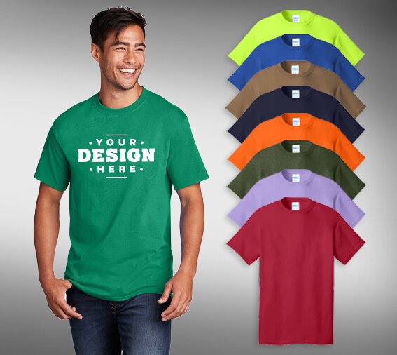 Main Product Image for Custom Imprinted T-shirt - 100% Cotton - 1 Color 1 Location