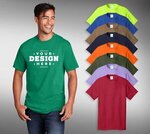 Custom Imprinted T-shirt - 100% Cotton - 1 Color 1 Location -  
