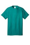 Custom Imprinted T-shirt - 100% Cotton - Bright Aqua