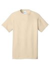 Custom Imprinted T-shirt - 100% Cotton - Creme
