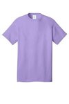 Custom Imprinted T-shirt - 100% Cotton - Lavender