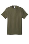 Custom Imprinted T-shirt - 100% Cotton - Olive Drab Green