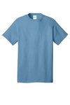 Custom Imprinted T-shirt - 100% Cotton - Tundra Blue