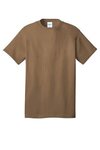 Custom Imprinted T-shirt - 100% Cotton - Woodland Brown