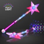 Custom Printed LED Super Star Wands -  