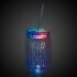 Custom Printed Multi Color LED Mason Jar with Straw  20oz -  