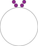 Fleur de Lis Beads for Mardi Gras with White Medallion - Purple
