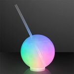 Glow Ball Light Up Tumbler with Straw, Deluxe Base -  