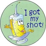 I Got My Shot Sticker Rolls -  