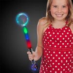 Jumbo Light Up Circle Wand with Prism Ball - Multi Color