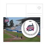 Post Card with Full Color Baseball Luggage Tag - Multi Color