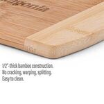 The Wellington 8-Inch Two-Tone Bamboo Cutting Board -  