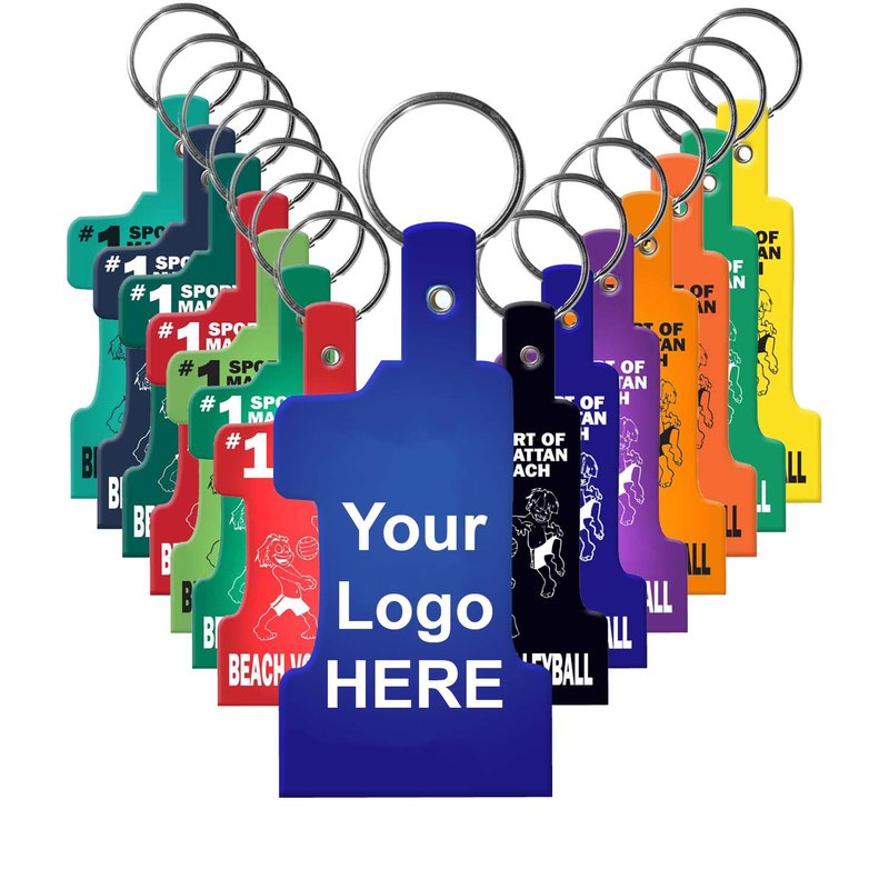 Main Product Image for Custom Printed #1 Flexible Key Tag