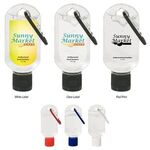 1 Oz. Hand Sanitizer With Carabiner -  