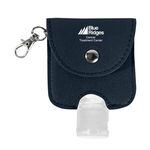 1 Oz. Hand Sanitizer With Leatherette Pouch - Navy Blue