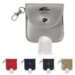 1 Oz. Hand Sanitizer With Leatherette Pouch -  
