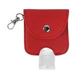1 Oz. Hand Sanitizer With Leatherette Pouch -  