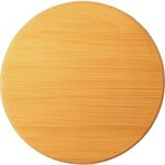 1 Pack Round Bamboo Coaster - Brown