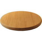 1 Pack Round Bamboo Coaster -  