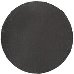 1 Pack Round Slate Coaster - Black