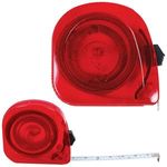 10 Ft. Translucent Tape Measure - Translucent Red