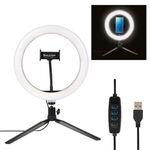 10" LED Ring Light With Phone Holder