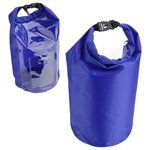 10-Liter Waterproof Gear Bag With Touch-Thru Pouch - Medium Blue