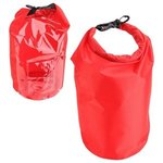 10-Liter Waterproof Gear Bag With Touch-Thru Pouch - Medium Red