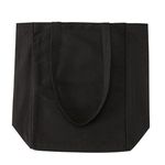 10 Oz. Cotton Canvas Everyday Tote - Black