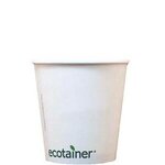 10 Oz. Eco-Friendly Solid White Cups - The 500 Line