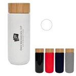 Buy 10 Oz Lexington Stoneware Mug With Bamboo Lid