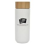 10 Oz. Lexington Stoneware Mug With Bamboo Lid