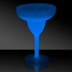 10 oz. Light Up Glow Margarita Glass - Blue