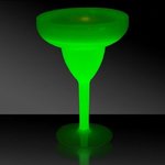 10 oz. Light Up Glow Margarita Glass - Green