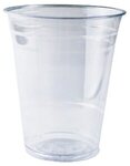10 oz. Soft Sided Clear Plastic Cup - Clear