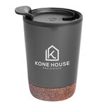 10 Oz. Stainless Steel Zoe Tumbler With Cork Base