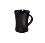 10 oz. Tribal Curve Ceramic Mug in Individual Mailer - Black-blue